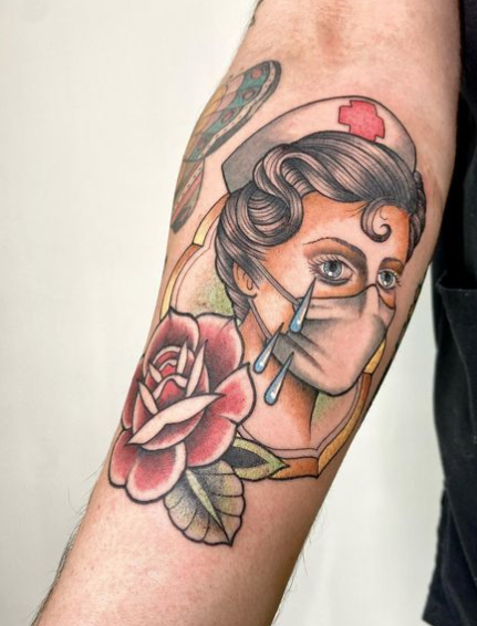 45 Small Nurse Tattoo Designs- Wear Your Profession With Pride - Psycho Tats
